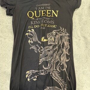 Game of Thrones Black Graphic T-Shirt